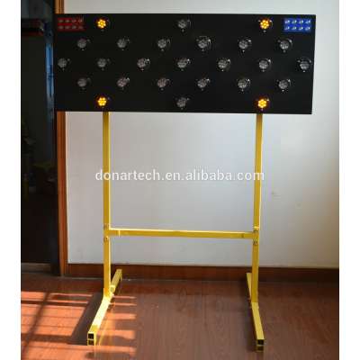 Portable super brightness LED arrow board,easliy moved